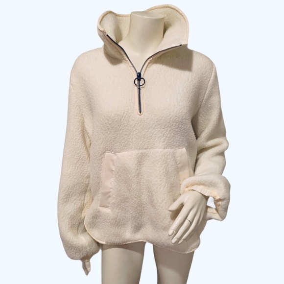 madewell sherpa pullover